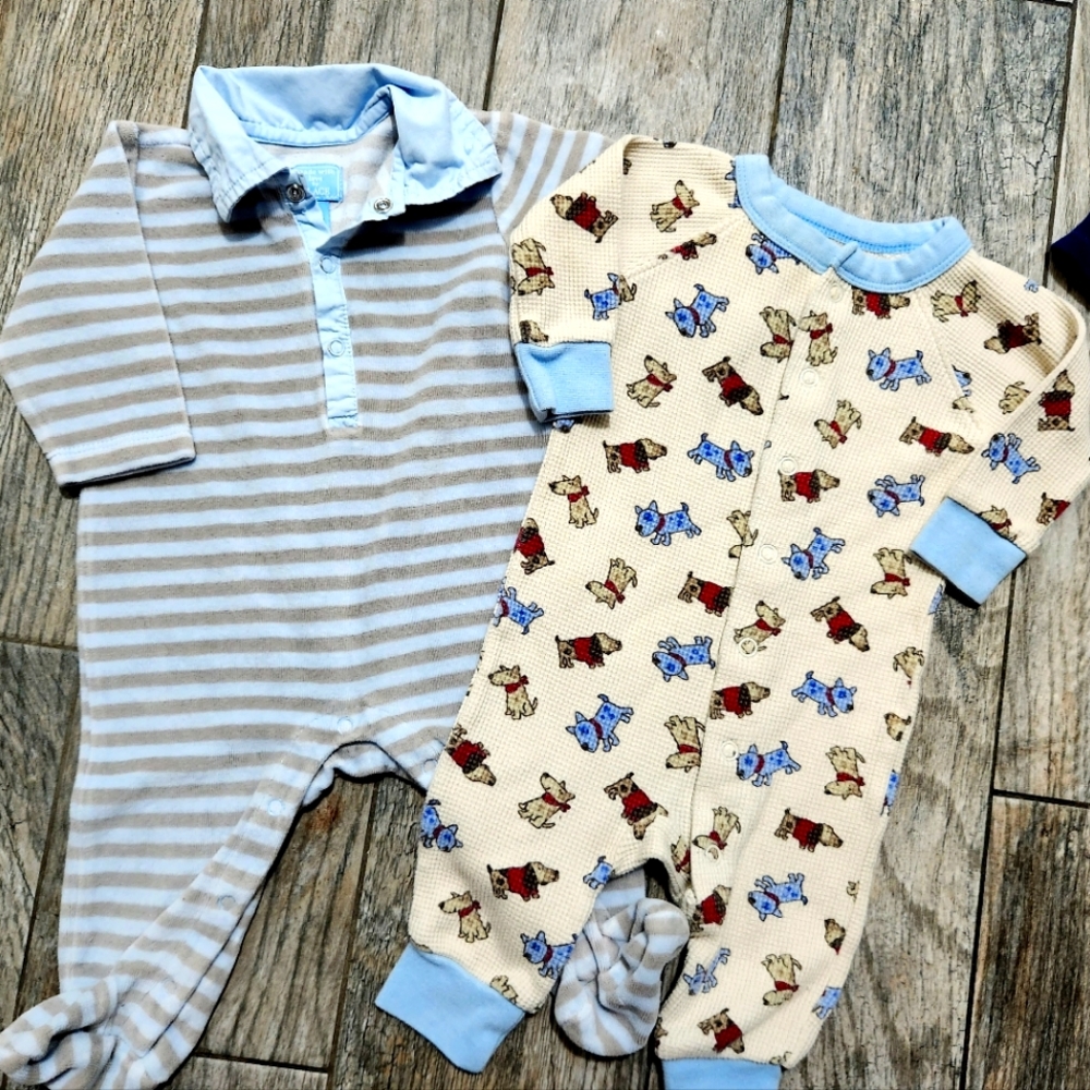 The Children's Place/Carter's 6M sleepers euc both!!